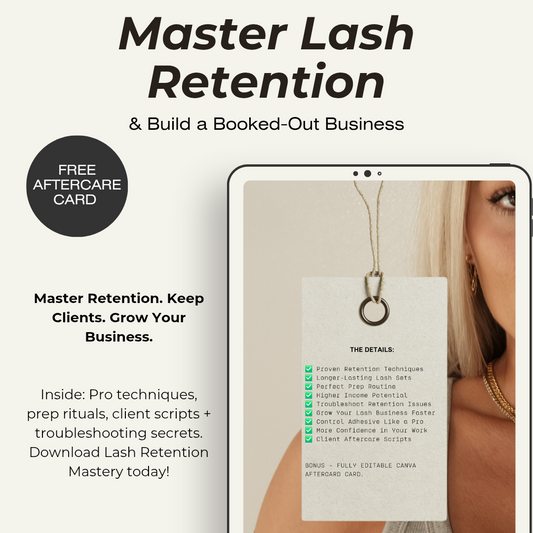 Master Lash Retention Ebook